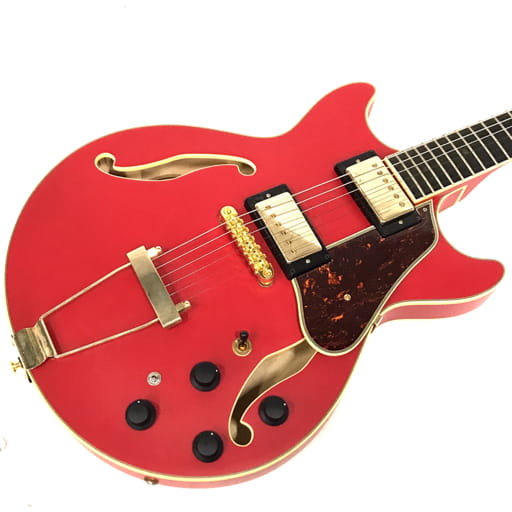 アイバニーズ AMH90 フルアコースティックギター フルアコ レッド ソフトケース付 Ibanez