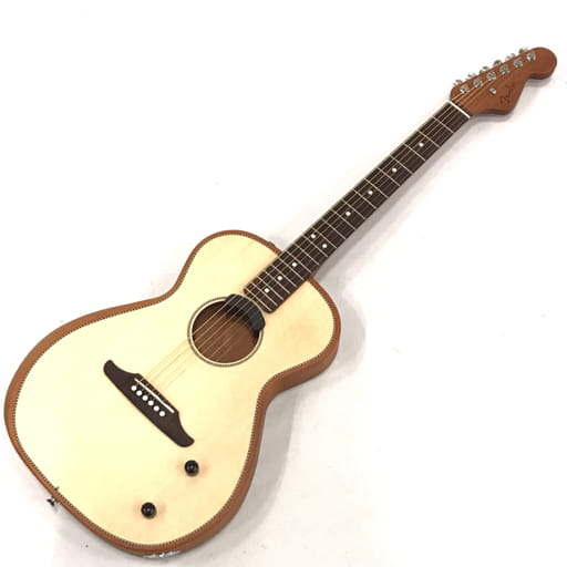 フェンダー Parlor Rosewood Fingerboard Natural エレアコ アコースティックギター 純正ケース付 弦楽器 Fender