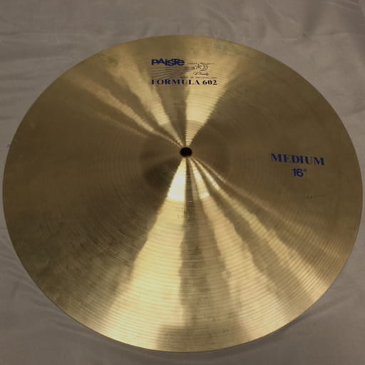 パイステ MEDIUM FORMULA 602 フォーミュラ602 16インチ シンバル PAISTE