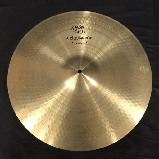 ジルジャン A.ZILDJIAN＆CIE VINTAGE 20インチ ボトム トップのみ USA製